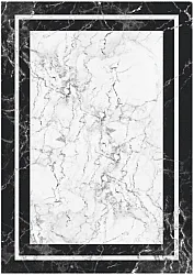 Alfombra Wilton - Amaliada (negro/blanco)