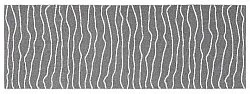 Alfombra de plástico - Horredsmattan Line (gris)