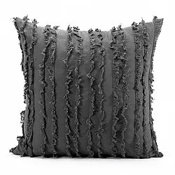 Funda de almohada - Boho Linen 45 x 45 cm (gris)