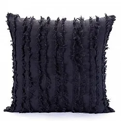 Funda de almohada - Boho Linen 45 x 45 cm (azul oscuro)
