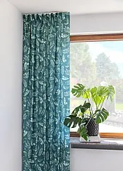 Cortinas - Cortina de algodón Lowe (verde)