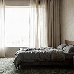 Cortinas Pack de 2 - Cortina mezcla de lino Lumira (crema)