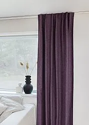 Cortinas - Cortinas apagadas Raya (púrpura)