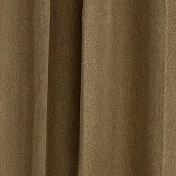 Cortinas - Cortinas apagadas Galilea (marron oscuro)