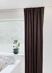 Cortinas - Cortinas apagadas Vida (marron oscuro)
