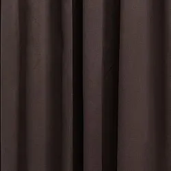 Cortinas - Cortinas apagadas Vida (marron oscuro)