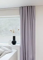 Cortinas - Cortinas apagadas Reyna (gris oscuro)