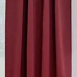 Cortinas - Cortinas apagadas Alina (rojo)