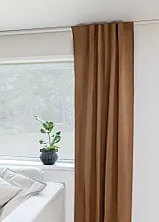 Cortinas - Cortinas apagadas Flora (marrón)