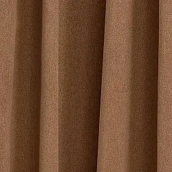 Cortinas - Cortinas apagadas Flora (marrón)
