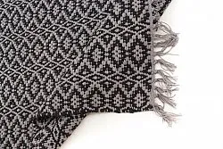 Alfombra de algodón - Lykke (gris/gris-negro)