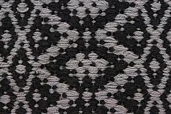 Alfombra de algodón - Lykke (gris/gris-negro)