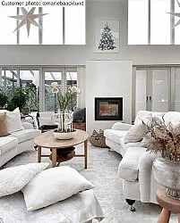 Alfombras redondeadas - Cosy (blanco)