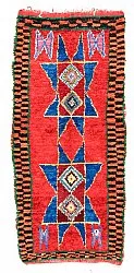 Alfombra Marroquí Bereber Boucherouite 315 x 120 cm