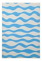 Alfombra Wilton - Marsala (azul/blanco)