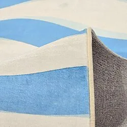 Alfombra Wilton - Marsala (azul/blanco)