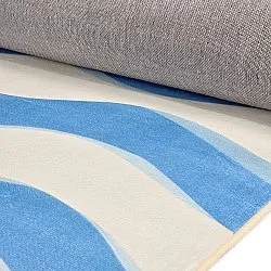 Alfombra Wilton - Marsala (azul/blanco)