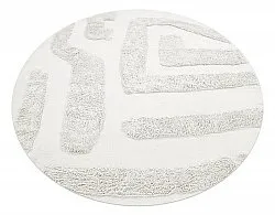 Alfombras redondeadas - Alexa Natural Cotton Shaggy (offwhite)