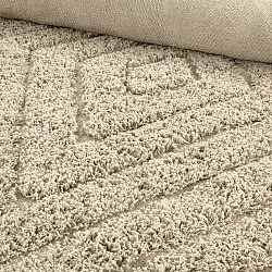 Alfombras de pelo largo - Amberley Natural Cotton Shaggy (beige)