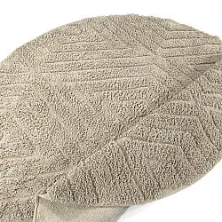 Alfombras redondeadas - Amberley Natural Cotton Shaggy (beige)