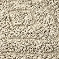 Alfombras redondeadas - Amberley Natural Cotton Shaggy (beige)