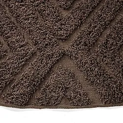 Alfombras redondeadas - Amberley Natural Cotton Shaggy (marrón)