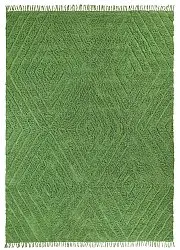 Alfombras de pelo largo - Amberley Natural Cotton Shaggy (verde)