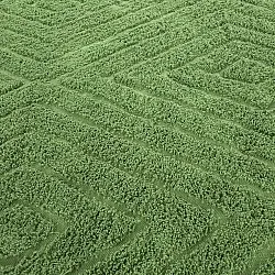 Alfombras de pelo largo - Amberley Natural Cotton Shaggy (verde)