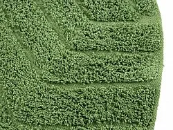 Alfombras redondeadas - Amberley Natural Cotton Shaggy (verde)