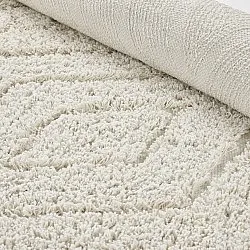 Alfombras de pelo largo - Amberley Natural Cotton Shaggy (blanquecino)