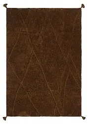 Alfombras de pelo largo - Andrea Natural Cotton Shaggy (marrón)