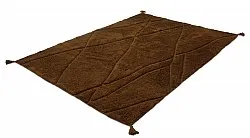 Alfombras de pelo largo - Andrea Natural Cotton Shaggy (marrón)