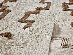 Alfombras redondeadas - Arlon Natural Cotton Shaggy (beige)
