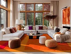 Alfombra Wilton - Asti (naranja)