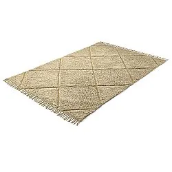 Alfombras de pelo largo - Bellevue Natural Cotton Shaggy (beige/marrón)