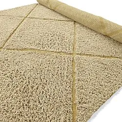 Alfombras de pelo largo - Bellevue Natural Cotton Shaggy (beige/marrón)