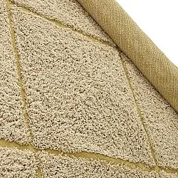 Alfombras de pelo largo - Bellevue Natural Cotton Shaggy (beige/marrón)