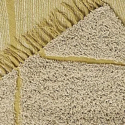 Alfombras de pelo largo - Bellevue Natural Cotton Shaggy (beige/marrón)