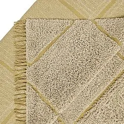 Alfombras de pelo largo - Bellevue Natural Cotton Shaggy (beige/marrón)