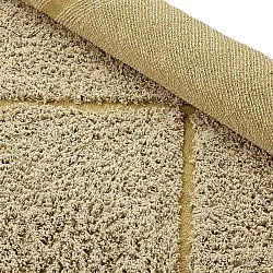 Alfombras de pelo largo - Bellevue Natural Cotton Shaggy (beige/marrón)