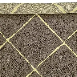 Alfombras de pelo largo - Bellevue Natural Cotton Shaggy (marrón/amarillo)