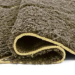 Alfombras de pelo largo - Bellevue Natural Cotton Shaggy (marrón/amarillo)