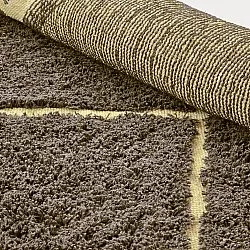 Alfombras de pelo largo - Bellevue Natural Cotton Shaggy (marrón/amarillo)