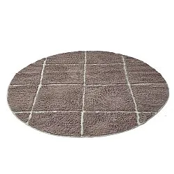 Alfombras redondeadas - Bellevue Natural Cotton Shaggy (topo/verde)