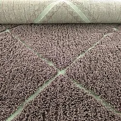 Alfombras de pelo largo - Bellevue Natural Cotton Shaggy (topo/verde)