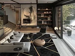 Alfombra Wilton - Bellizzi (negro)