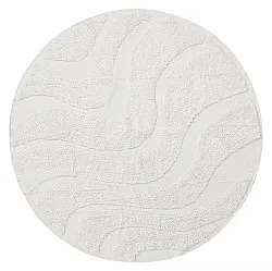Alfombras redondeadas - Bonnie Natural Cotton Shaggy (offwhite)