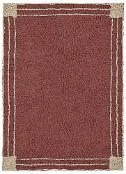 Alfombras de pelo largo - Cataya Natural Cotton Shaggy (marrón/beige)