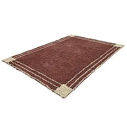 Alfombras de pelo largo - Cataya Natural Cotton Shaggy (marrón/beige)