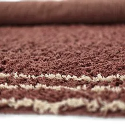 Alfombras de pelo largo - Cataya Natural Cotton Shaggy (marrón/beige)